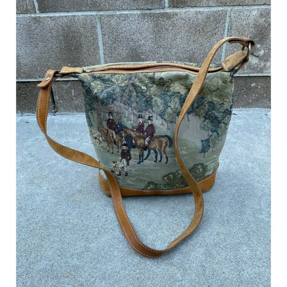 Accessories Unlimited Maine Vintage 80s 90s Travel Crossbody Shoulder Ba…​​